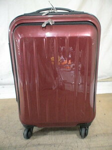 5099 MIRACLE 濃赤　機内持ち込みOK　TSAロック付スーツケース　キャリケース　旅行用　ビジネストラベルバック