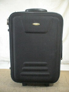 5309　BON VOYAGE 黒　鍵付　スーツケース　キャリケース　旅行用　ビジネストラベルバック