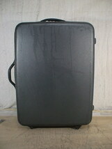5255　グレー　鍵付　ダイヤル　スーツケース　キャリケース　旅行用　ビジネストラベルバック_画像2