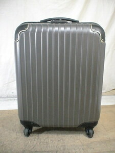 5383　シルバー・黒　TSAロック付　鍵付　スーツケース　キャリケース　旅行用　ビジネストラベルバック