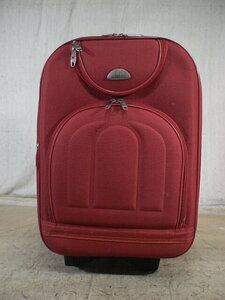 5416　HURRICANE　赤　ダイヤル　スーツケース　キャリケース　旅行用　ビジネストラベルバック