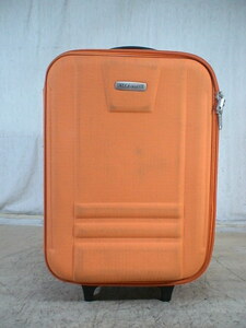 5417　ALLEXONS　オレンジ　機内持ち込みOK　鍵付　スーツケース　キャリケース　旅行用　ビジネストラベルバック