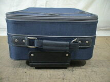 5061　MANTONI　紺　機内持ち込みOK　軽量　スーツケース　キャリケース　旅行用　ビジネストラベルバック_画像5