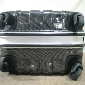 5085 黒×シルバー TSAロック付 鍵付 スーツケース キャリケース 旅行用 ビジネストラベルバックの画像6