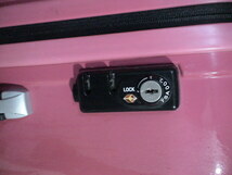 5176　CIPPUS ピンク　軽量　TSAロック付　スーツケース　キャリケース　旅行用　ビジネストラベルバック_画像8