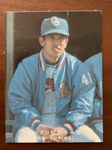 カルビープロ野球カード　NO204　谷沢健一