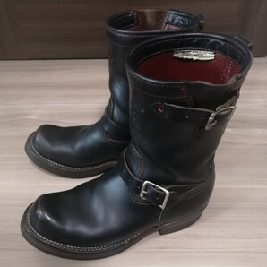 【送料込良品】 VIBERG Style83 エンジニアブーツ UK8D ヴァイバーグ ヴィバーグ エンジニア ブーツ クロムエクセルレザー 茶芯の画像7