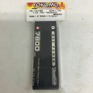 ◯営NI004-A11T60【埼玉発】YOCOMO ヨコモ リチウムポリマーバッテリー リポバッテリー YB-V278B 7.4V 7800mAh 未開封品