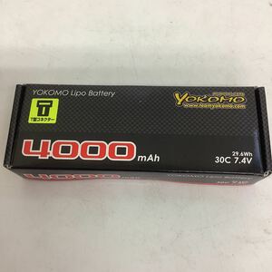 ◯営NI006-A11T60【埼玉発】YOCOMO ヨコモ リポバッテリー YB-L400AT 4000mAh 29.6Wh 30C 7.4V 未開封品