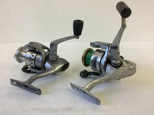 ○営HM027-A9下さS60【埼玉発】SHIMANO リール2点まとめ　AERLEX1000 NAVI XT2000 釣具　フィッシング　アウトドア　シマノ 