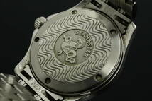 LVSP6-2-5 7T022-5 OMEGA オメガ 腕時計 シーマスター 120m デイト ラウンド クォーツ 約111g メンズ シルバー 付属品付き ジャンク_画像7
