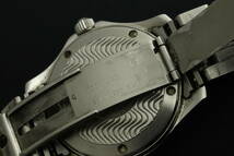 LVSP6-2-5 7T022-5 OMEGA オメガ 腕時計 シーマスター 120m デイト ラウンド クォーツ 約111g メンズ シルバー 付属品付き ジャンク_画像9