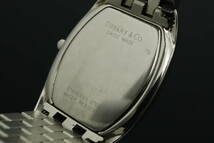 LVSP6-2-53 7T023-24 TIFFANY ティファニー 腕時計 クラシック スモールセコンド クォーツ 約67g メンズ シルバー ジャンク_画像7