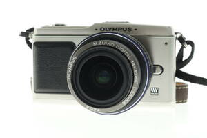 VMPD6-214-7 OLYMPUS オリンパス ミラーレス一眼 MODEL E-P1 デジタルカメラ レンズ 14-42mm 1:3.5-5.6 シャッター確認済 中古