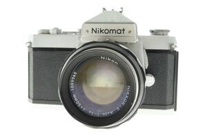 VMPD6-214-3 NIKON ニコン フィルムカメラ Nikomat FT マニュアルフォーカス レンズ 1:1.4 50mm ケース付き 動作未確認 ジャンク