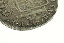 VMPD6-24-21 スペイン CAROLUS Ⅲ カルロス三世 銀貨 コイン 8R 8レアル 1781年 DEI GRATIA 貨幣 硬貨 古銭 外国 海外 約27g 中古_画像8