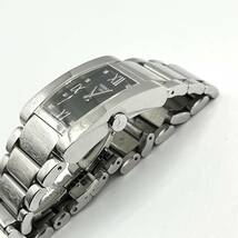 #10936 (1円～)TISSOT ティソ T0073091105600 レディース T-Trend Generosi-T ブラックダイヤルステンレススチールウォッチ　不動_画像4