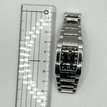 #10936 (1円～)TISSOT ティソ T0073091105600 レディース T-Trend Generosi-T ブラックダイヤルステンレススチールウォッチ　不動_画像6