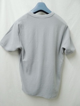 SBTRACT サブトラクト　新品未使用　crew neck rib tee shorts SILVER GRAY 2サイズ_画像4