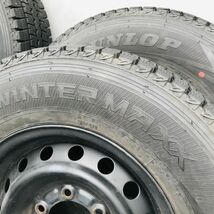 【195/80R15 107/105L】スタッドレス ハイエース レジアスエース タイヤ ホイール スチール 鉄チン 6穴 Winter maxx Dunlop 4本_画像6