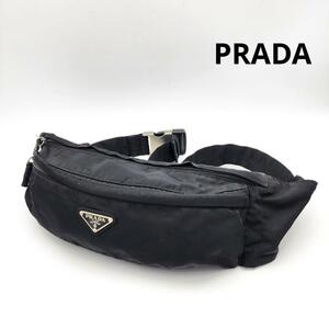 PRADA 三角ロゴ　ボディバッグ　ウエストポーチ　ナイロン　プラダ