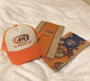 A&W　エーアンドダブリュー　カリフォルニア　キャップ　帽子　アメ車　USDM　ムーンアイズ　ベースボールキャップ　サーファー スケータ