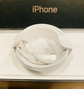 iPhone充電器 2m type-C to C iPhone15 Apple 編み込み式