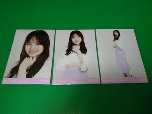 乃木坂46 【田村真佑】 2020 June シアーブラウス 生写真 ３種コンプ