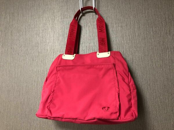 ACE バッグ　AWAW JUNKO SHIMADA トートバッグ ハンドバッグ　赤色　たっぷり収納　軽い