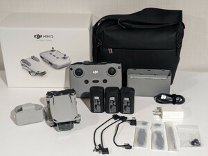 【機体新品】即決オマケ DJI mini2 fly more combo ミニ2 フライモアコンボ リモートID内蔵初心者向け MAVIC マビック コンパクトドローン