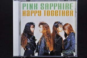 美品☆ PINK SAPPHIRE HAPPY TOGETHER / ピンクサファイア ハッピー・トゥゲザー ■91年盤 12曲収録 CD アルバム HBCL-8001 ☆