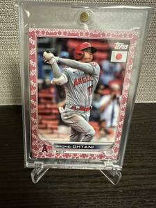 Topps Japan Edition 2022 大谷翔平 桜パラレル cherry 99枚限定シリアルカード