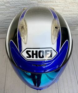 SHOEI ショウエイ X-8R hi Lサイズ 59-60㎝ ブルー フルフェイスヘルメット ヘルメット