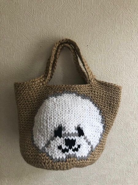 麻紐バッグ　ハンドメイド