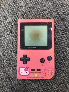 I★通電OK☆Nintendo 任天堂 GAME BOY Pocket ゲームボーイポケット 本体 ピンク ハローキティ MGB-001 ゲーム機器★