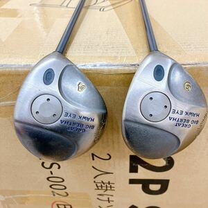 キャロウェイ フェアウェイウッド GREAT BIG BERTHA HAWK EYE 4.9W 2本セット 純正カーボンR 管