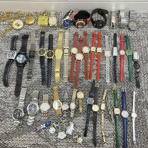 腕時計 懐中時計 まとめ44点 SEIKO CASIO BABY-G BULOVA NOEVIR FIGARO HONDA LANCASTERほか 管1719s