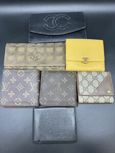 ルイヴィトン　LOUIS VUITTON CHANEL シャネル　GUCCI グッチ　サイフ　ウォレット　折りたたみ　長財布　まとめ売り　まとめ