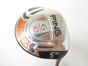 ピン◆◆ PING G10 フェアウェイ 5W-18.5度 FTC 570F(S) ◆◆JP 日本仕様 ゴルフクラブ CF56