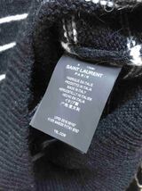 国内正規 16AW Saint Laurent Paris サンローランパリ モヘヤ ボーダー ニット S_画像3