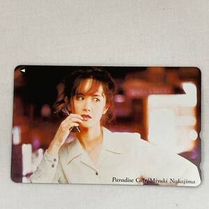 ◆【未使用品 テレカ】テレホンカード 中島みゆき Paradise Cafe 50度 合計1枚