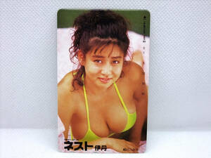 *[ не использовался товар ] телефонная карточка Hosokawa Fumie телефонная карточка 50 частотность ne -тактный Itami 