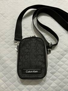  new goods unused CalvinKlein Calvin Klein shoulder bag black 