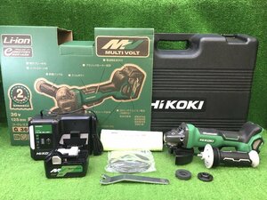 未使用品 HiKOKI ハイコーキ 36V 2.5Ah 125mm コードレスディスクグラインダ G3613DB (XP) ※充電器＋バッテリ1個セット