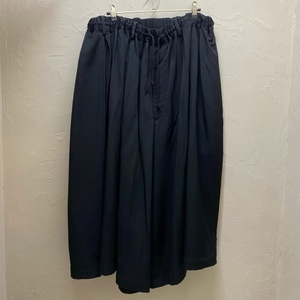  Yohji Yamamoto POUR HOMME 　ヨウジヤマモト プールオム　HC-P84-100　袴　ウールギャバ　ワイドパンツ　SIZE 3　　【代官山02】