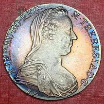 銀貨　オーストリア 大型　硬貨 1780年　マリアテレジア 　1ターレル　貿易銀 _画像1