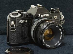 Canon AE-1 FD50mmF1.8 S.C 標準レンズセット 【Working product ・動作確認済み】