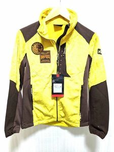 * new goods 18600 jpy * tag attaching MILLET Millet mountain climbing outdoor high King jacket size chest 95cm yellow 009