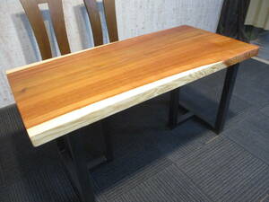 ■1126【完全仕上げ】 杉　一枚板　ダイニング　座卓　ローテーブル　テーブル　一枚板テーブル