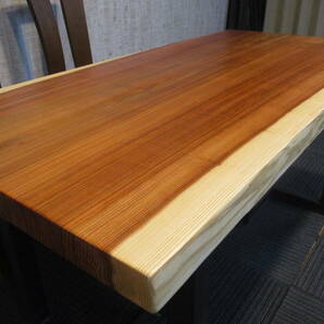■1126【完全仕上げ】 杉 一枚板 ダイニング 座卓 ローテーブル テーブル 一枚板テーブルの画像8